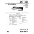 SONY XM7557 Service Manual