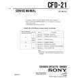 SONY CFD-21 Service Manual