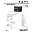 SONY STR-W77 Service Manual