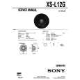 SONY XSK12G Service Manual