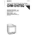 SONY GVM-1316TSQ Owners Manual