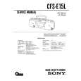 SONY CFS-E15L Service Manual