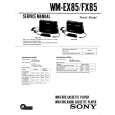 SONY WMFX85 Service Manual
