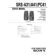 SONY SRS-A31 Service Manual