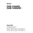 SONY OHB-T450WS Service Manual