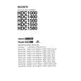 SONY HDC1580 VOLUME 1 Service Manual