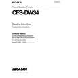 SONY CFS-DW34 Owners Manual