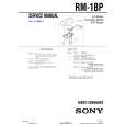 SONY RM1BP Service Manual