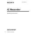 SONY ICD-37 Owners Manual