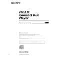 SONY CDX-C7850 Owners Manual