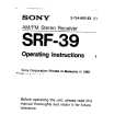 SONY SRF39 Owners Manual