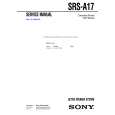 SONY SRSA17 Service Manual