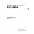 SONY DSC1024G Owners Manual