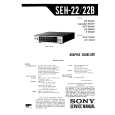 SONY SEH22B Service Manual