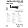 SONY SLV999HF Owners Manual