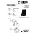 SONY SS-H4700 Service Manual