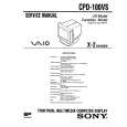 SONY CPD100VS Service Manual