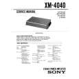 SONY XM4040 Service Manual