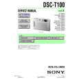 SONY DSC-T100 LEVEL3 Service Manual