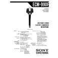 SONY ECM-990F Service Manual