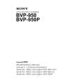 SONY BVP-950 Service Manual