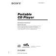SONY D-EJ955 Owners Manual