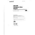SONY CDX-C580 Owners Manual
