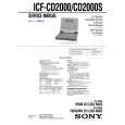 SONY ICFCD2000 Service Manual