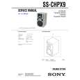 SONY SSCHPX9 Service Manual
