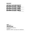 SONY BVM-D32E1WE Service Manual