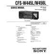 SONY CFSW456L Service Manual