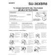 SONY SU36XBR8 Owners Manual
