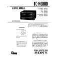 SONY TC-H800 Service Manual