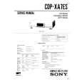 SONY CDP-XA5ES Owners Manual