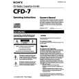 SONY CFD-7 Owners Manual