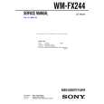SONY WMFX244 Service Manual