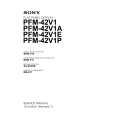 SONY PFM-42V1P Service Manual
