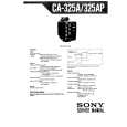 SONY CA325A Service Manual