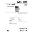 SONY WMFX141 Service Manual
