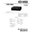 SONY HCD-H4900 Service Manual