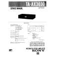 SONY TA-AX3030 Service Manual