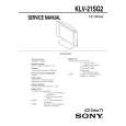 SONY KLV21SG2 Service Manual