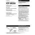 SONY ICF-M200 Owners Manual