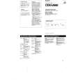 SONY CDX-U500 Owners Manual