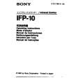 SONY IFP-10 Owners Manual