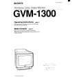 SONY GVM-1300 Owners Manual