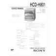 SONY HCDH801 Service Manual
