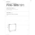 SONY PVM1911 Owners Manual