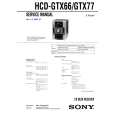 SONY HCD-GTX66 Service Manual