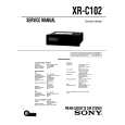 SONY XRC102 Service Manual